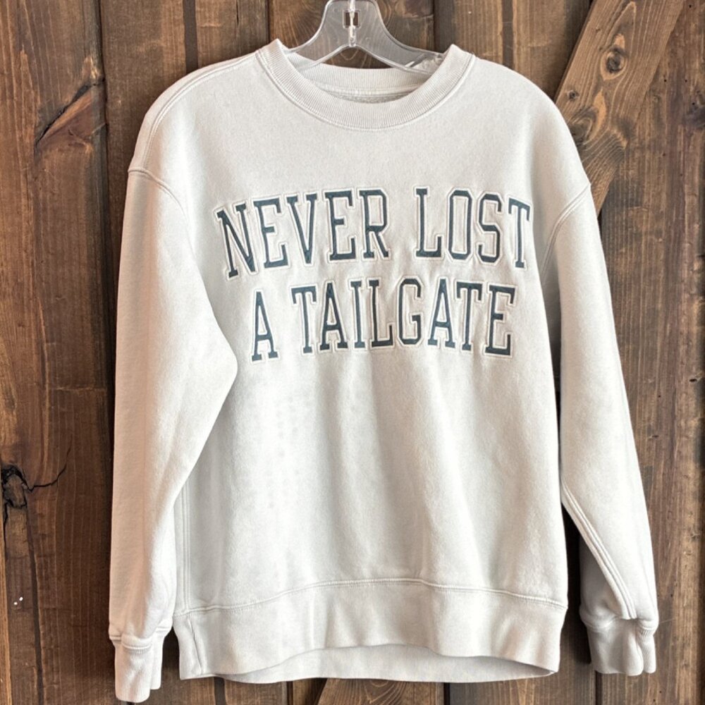 Abercrombie & Fitch Oversized Crew Neck Sweatshirt Graphic Print